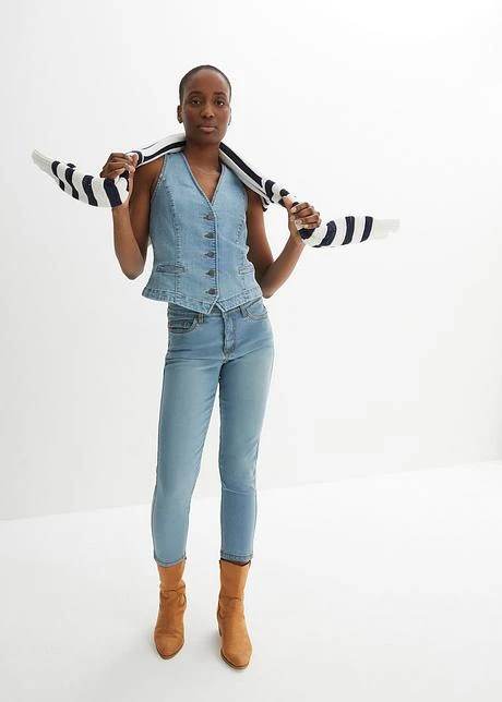 Jean Skinny Sculptant, Taille Moyenne, Cropped 4 Jean Skinny Sculptant, Taille Moyenne, Cropped – Image 4