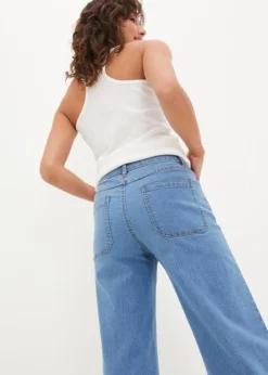 Jean Taille Moyenne, Jambe évasée, Cropped -Mode Femme 24000278 qPYizzS2