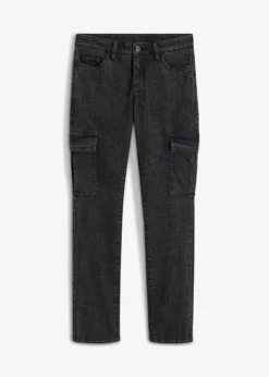 Rainbow Jean Cargo Straight Délavé -Mode Femme 24000968 cAf0hMpF