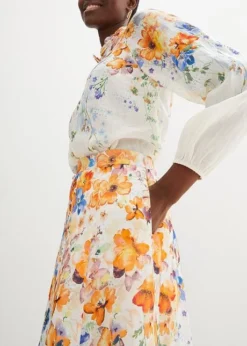 PREMIUM Jupe En Ramie -Mode Femme 24003343 2ag90HSw