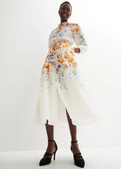 PREMIUM Jupe En Ramie -Mode Femme 24003369 3Wn1dpXS