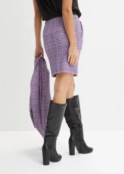 Jupe Texturée -Mode Femme 24004413 vRl2LYPa