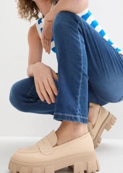 Jean Boyfriend, Taille Moyenne, Extensible -Mode Femme 24008476 Uvxj1gVD