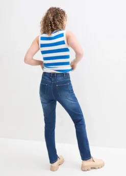 Jean Boyfriend, Taille Moyenne, Extensible -Mode Femme 24008482 gUMA651I