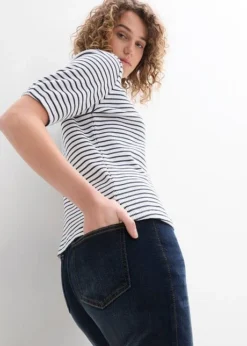 Jean Taille Haute Bootcut Extensible à Taille Confortable -Mode Femme 24008489 atVvGl60