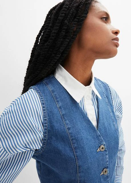 Rainbow Gilet Sans Manches En Jean 5 Rainbow Gilet Sans Manches En Jean – Image 5