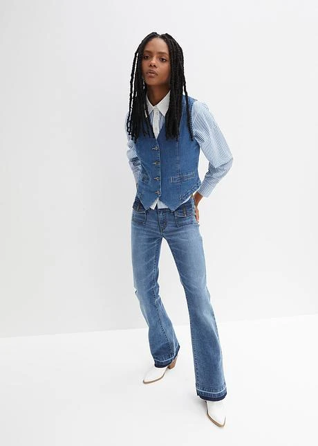 Rainbow Gilet Sans Manches En Jean 4 Rainbow Gilet Sans Manches En Jean – Image 4