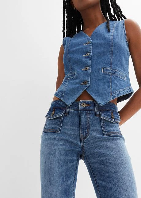 Rainbow Jean Flare à Poches Plaquées 6 Rainbow Jean Flare à Poches Plaquées – Image 6