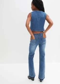 Rainbow Jean Flare à Poches Plaquées 8 Rainbow Jean Flare à Poches Plaquées -Mode Femme 24009246 lxWhcKfH