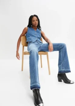 Rainbow Jean Flare à Poches Plaquées 9 Rainbow Jean Flare à Poches Plaquées -Mode Femme 24009253 TswDfJtK