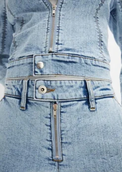 Rainbow Jean Droit Avec Surpiqures Fantaisie -Mode Femme 24009301 h0Ih5fRL