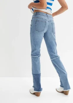 Rainbow Jean Patchwork -Mode Femme 24010170 AirRTA6h