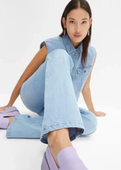 Rainbow Jean évasé Avec Laçage -Mode Femme 24010183 Hug1Ooz4