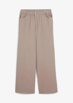 Pantalon Twill Avec Jambes Larges Et Taille Confortable