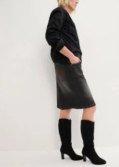 Jupe En Jean Stretch -Mode Femme 24010461 J5yWPsAX