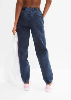 Rainbow Jean Décontracté à Galon Contrastant -Mode Femme 24010764 YPayOaUH