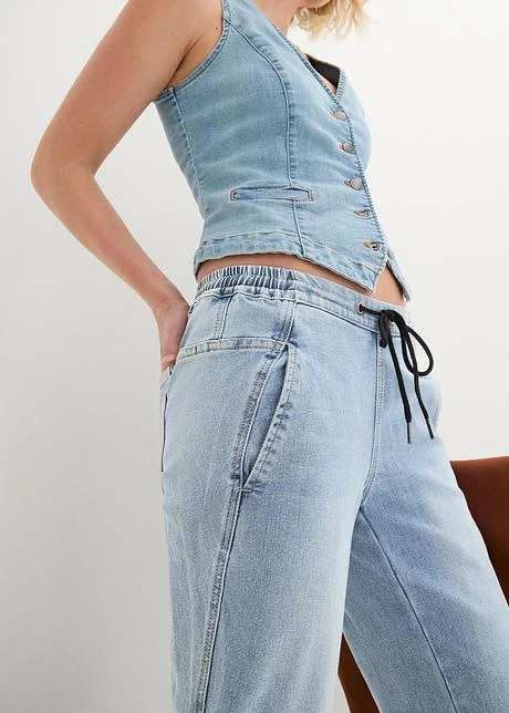 Jean Mid Waist Boyfriend, Cropped 6 Jean Mid Waist Boyfriend, Cropped – Image 6