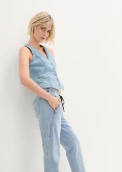 Jean Mid Waist Boyfriend, Cropped 14 Jean Mid Waist Boyfriend, Cropped -Mode Femme 24011286 X8zSGpTB