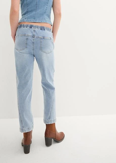 Jean Mid Waist Boyfriend, Cropped 3 Jean Mid Waist Boyfriend, Cropped – Image 3