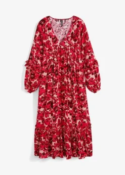 Rainbow Robe Maxi Bohème à Volants