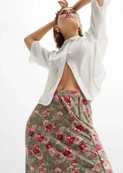 Jupe En Jersey De Viscose -Mode Femme 24014090 p9xUD7IT