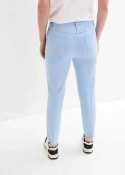 Pantalon Twill Raccourci Look Used -Mode Femme 24014206 EhkbymTX