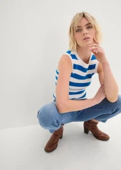 Jean Boyfriend Taille Moyenne, Cropped -Mode Femme 24025039 veUDjRLA