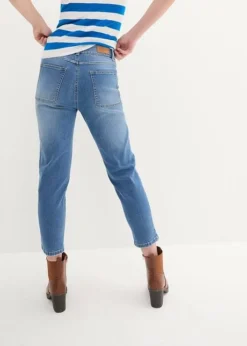 Jean Boyfriend Taille Moyenne, Cropped -Mode Femme 24025045 vFUE3mxW