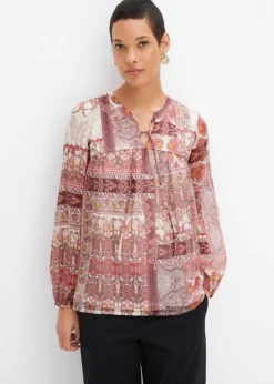 Tunique-blouse Imprimée En Polyester Recyclé -Mode Femme 24025990 s1NhkyNt