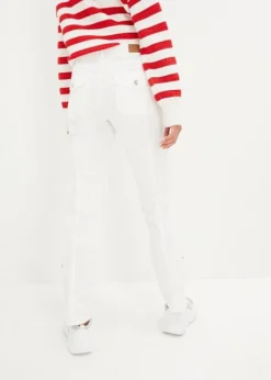 Jean Straight, Taille Moyenne, Retroussable -Mode Femme 24027663 3WJn5Y9c