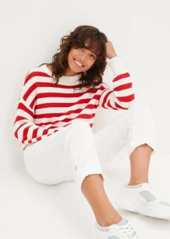 Jean Straight, Taille Moyenne, Retroussable -Mode Femme 24027664 wOGbY5wb