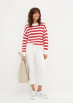 Jean Straight, Taille Moyenne, Retroussable -Mode Femme 24027665 aNBaW5lz