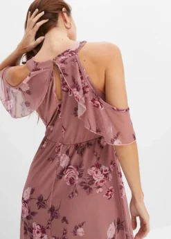 Robe Longue En Mesh Imprimée -Mode Femme 24031024 qTbTJa4C