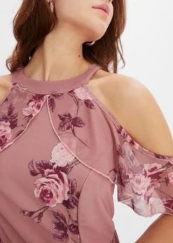 Robe Longue En Mesh Imprimée -Mode Femme 24031519 XxBu9R7s