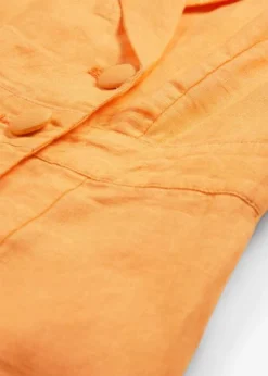 PREMIUM Robe-chemise 100 % Lin -Mode Femme 24033470 x29Gr6Sw