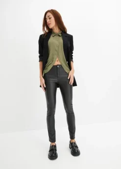 Pantalon Extensible Enduit -Mode Femme 24033542 8WvMiZDn