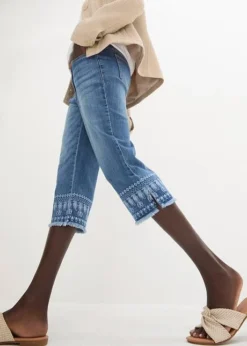 Pantacourt Jean -Mode Femme 24036300 OMuChLfe