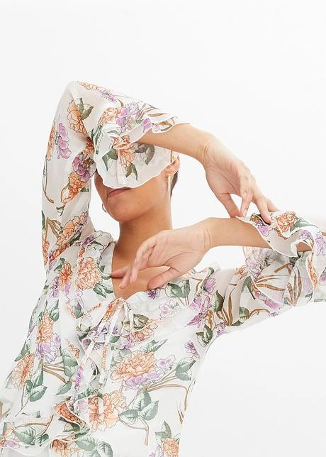 Blouse Imprimée à Volants 6 Blouse Imprimée à Volants – Image 6