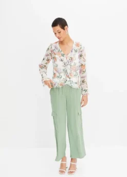 Blouse Imprimée à Volants 10 Blouse Imprimée à Volants -Mode Femme 24036743 micl8rHJ