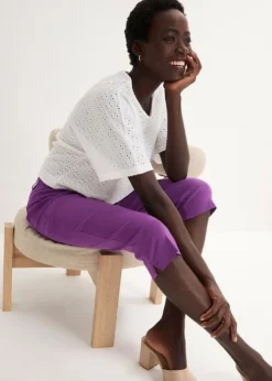 Corsaire Extensible à Taille élastiquée -Mode Femme 24037507 6mN25JAO