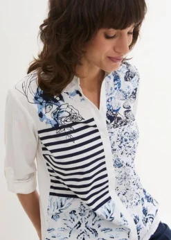 Chemisier à Imprimé Patchwork -Mode Femme 24038121 X28VowOG