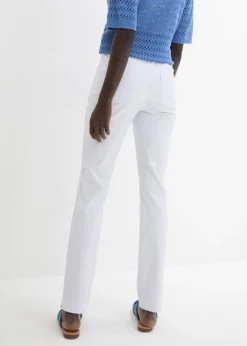 Pantalon Extensible à Taille élastiquée -Mode Femme 24038150 E4Jkwn2I