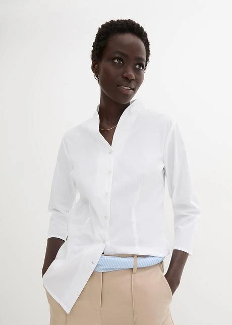 Chemisier à Col Châle 2 Chemisier à Col Châle – Image 2