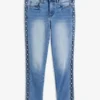 Jean Skinny Avec Perles Appliquées