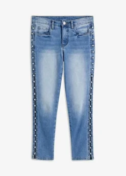 Jean Skinny Avec Perles Appliquées