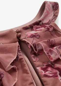 Robe Longue En Mesh Imprimée -Mode Femme 24043466 VSEL1528