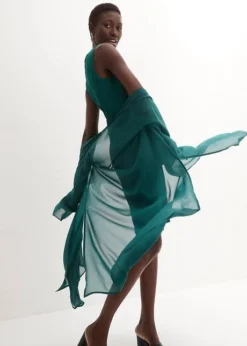 Robe En Dentelle Avec Gilet En Crêpe (ens. 2 Pces) -Mode Femme 24048739 9yrb0oTt