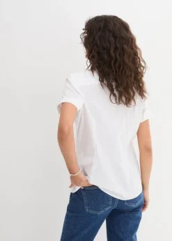 Chemisier Extensible à Manches Courtes -Mode Femme 24054222 fuNhyrlX