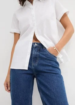 Chemisier Extensible à Manches Courtes -Mode Femme 24054225 TZPrtKBf