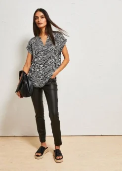 Blouse En Viscose -Mode Femme 24054777 ZfRdxLW8